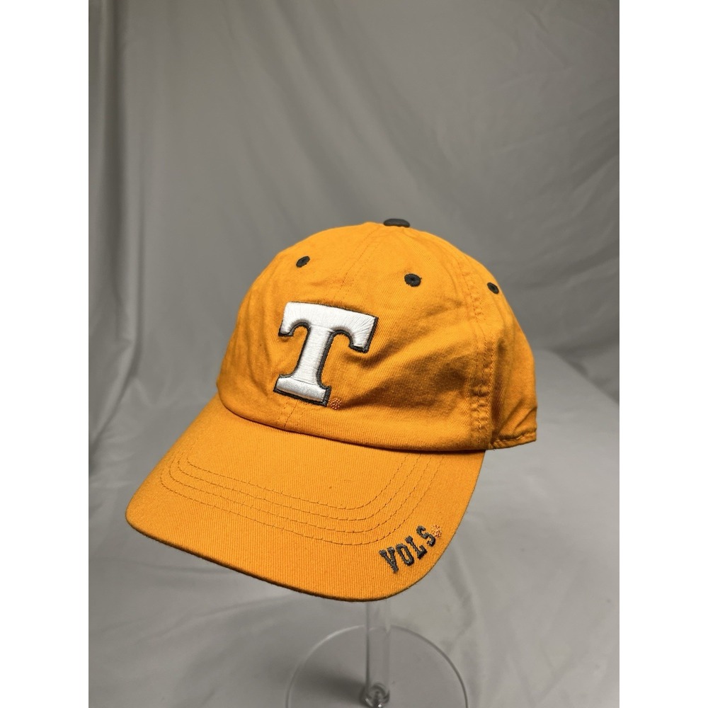 Tennessee Volunteers Vols Adjustable Hat Orange Embroidered T Logo NCAA Cap